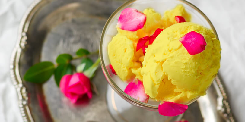 saffron ice cream